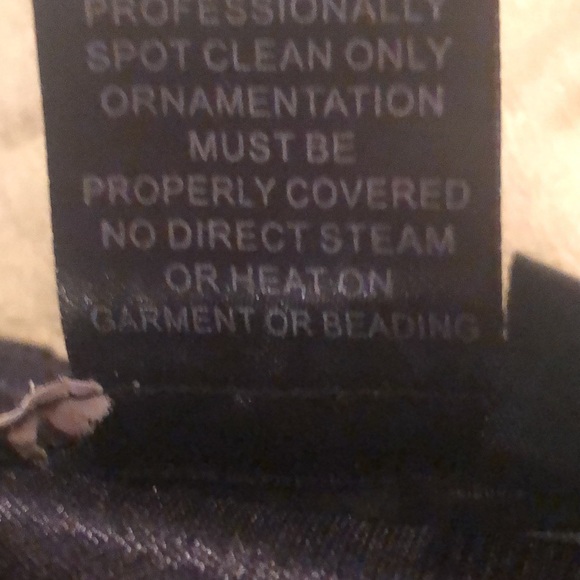 Vintage Dave & Johnny sz 4 formal halter neckline/ black, white,and purple dress - Picture 11 of 15